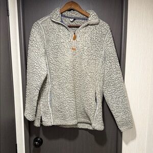 Katydid Cream Sherpa Fleece Sweater